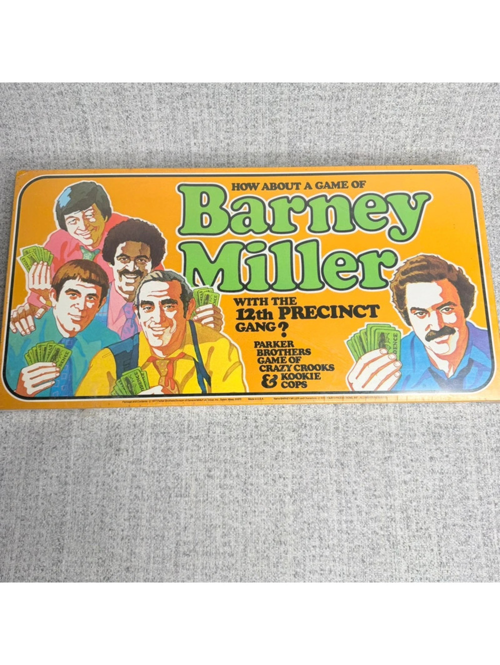 OBS New Sealed Vintage 1977 Barney Miller Board Game Parker Brothers TV Show